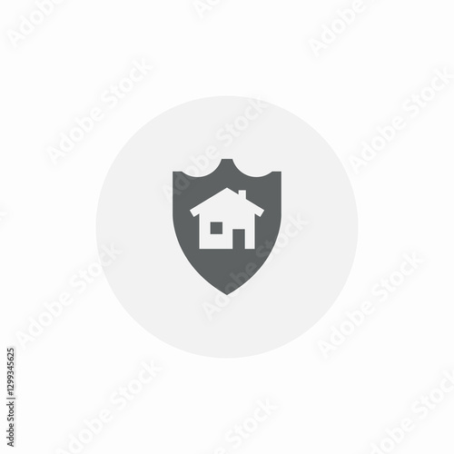 home insurance icon sign vector