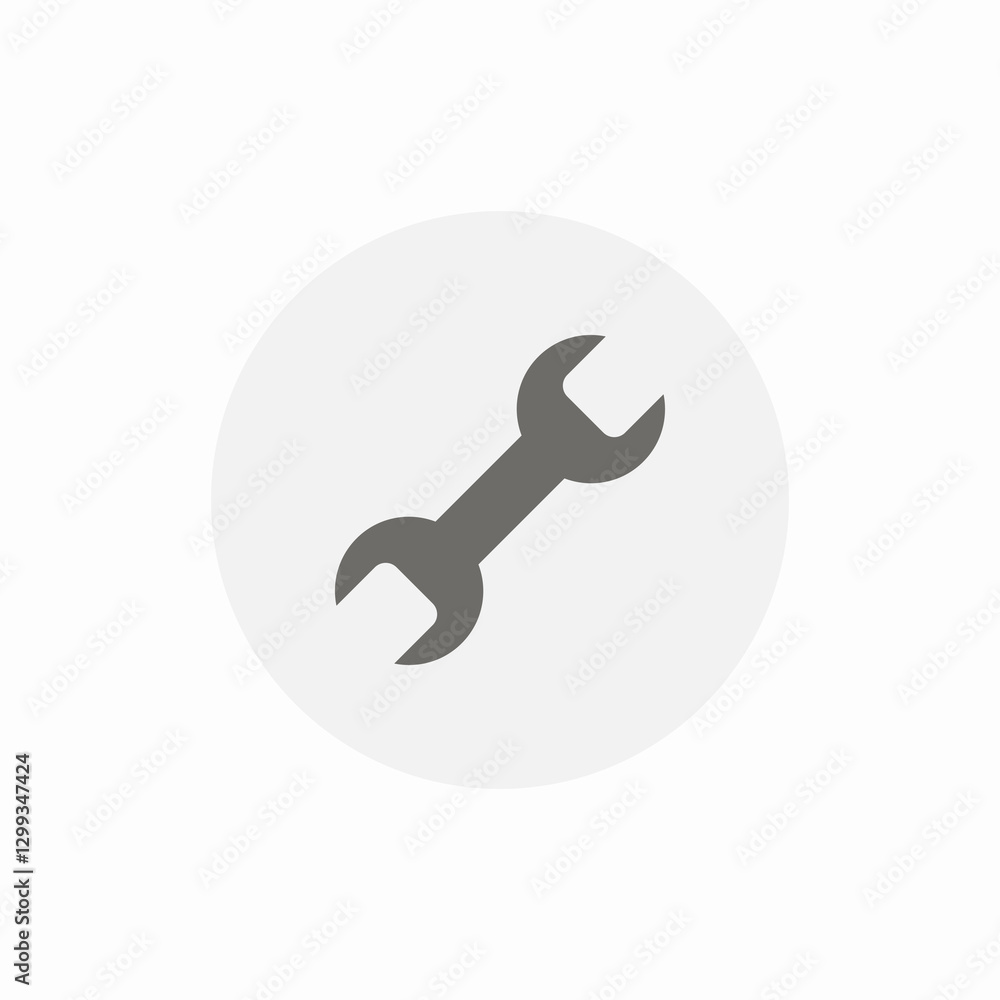 wrench fix icon sign vector wrench fix icon sign vector