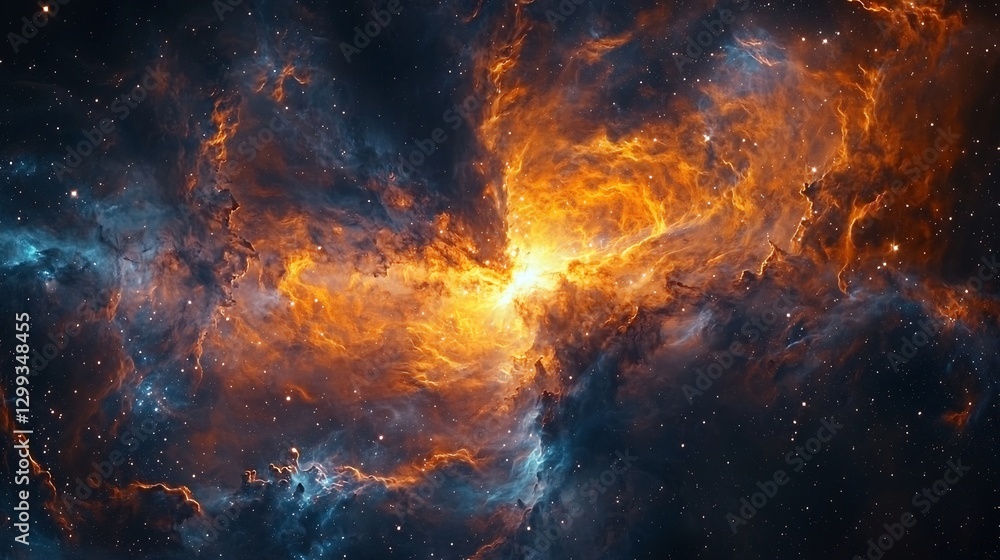 Glowing protostar forming deep within a dark nebula surrounded by swirling gas and dust ultra realistic space photography Glowing protostar forming deep within a dark nebula surrounded by swirling gas and dust ultra realistic space photography