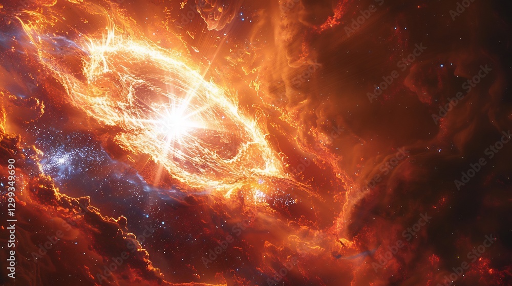 High energy magnetar with a bright corona of charged particles releasing waves of cosmic energy hyper detailed High energy magnetar with a bright corona of charged particles releasing waves of cosmic energy hyper detailed