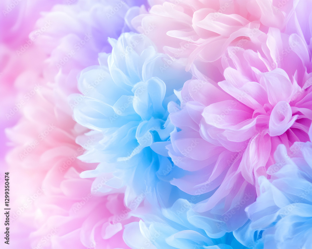Pastel flowers, soft focus, closeup Pastel flowers, soft focus, closeup