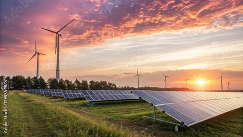 Sunset Solar and Wind Farm ...