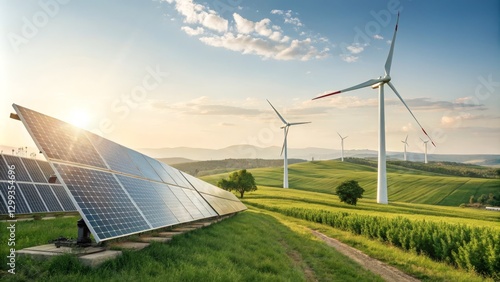 Sunset Solar and Wind Farm ...