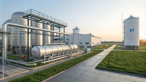 Modern Industrial Plant Ste...