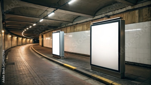 Blank Billboard Mockup Nigh...