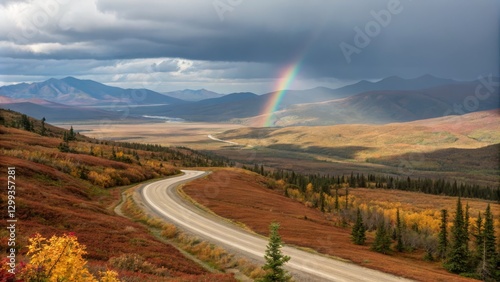 Autumnal Alaskan Highway Wi...
