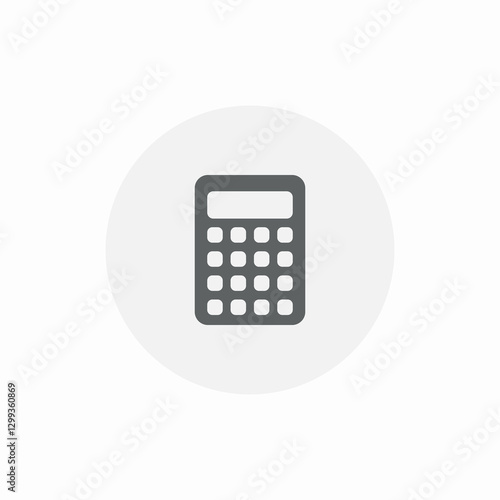 calculation device icon sign vector