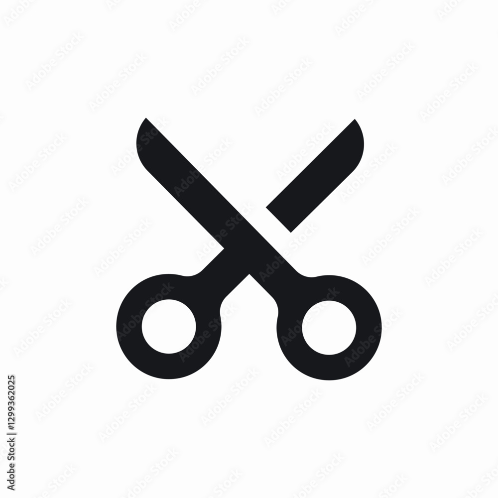 kitchen scissors icon sign vector kitchen scissors icon sign vector