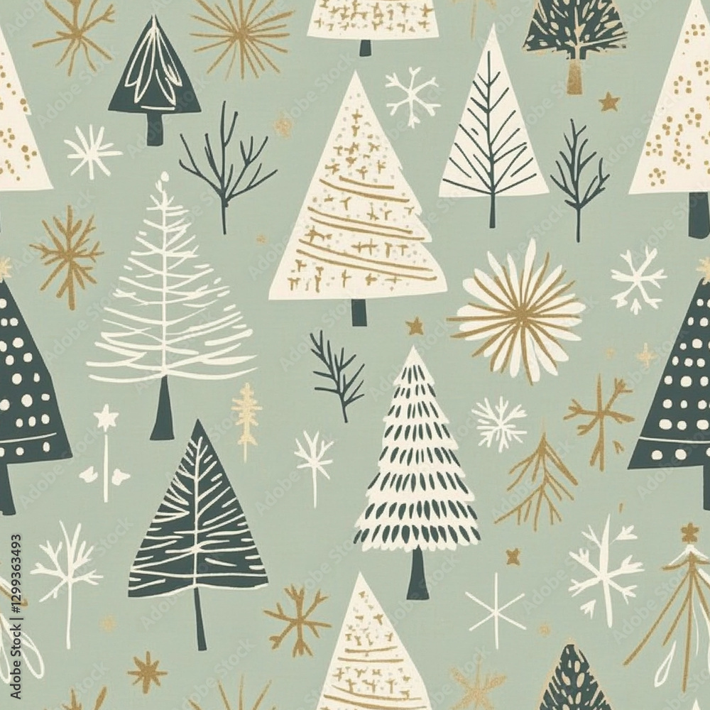 Obraz premium seamless pattern digital paper 