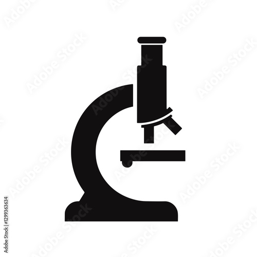  Microscope icon representing science and research.