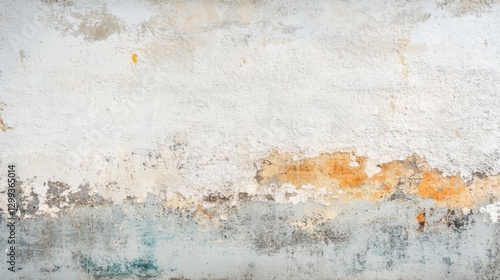 Wallpaper Mural Textured Wall: White, Gray, and Orange Torontodigital.ca