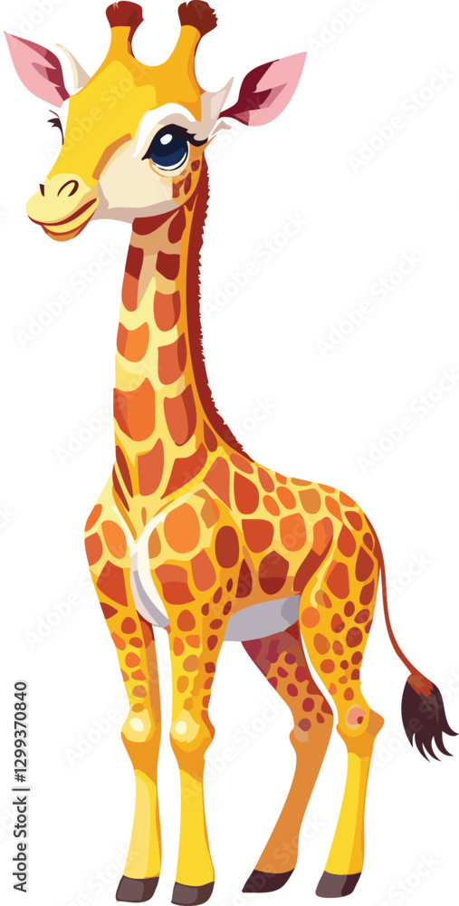 Fototapeta premium giraffe vector illustration