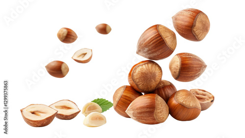 Falling Hazelnuts Compositi...