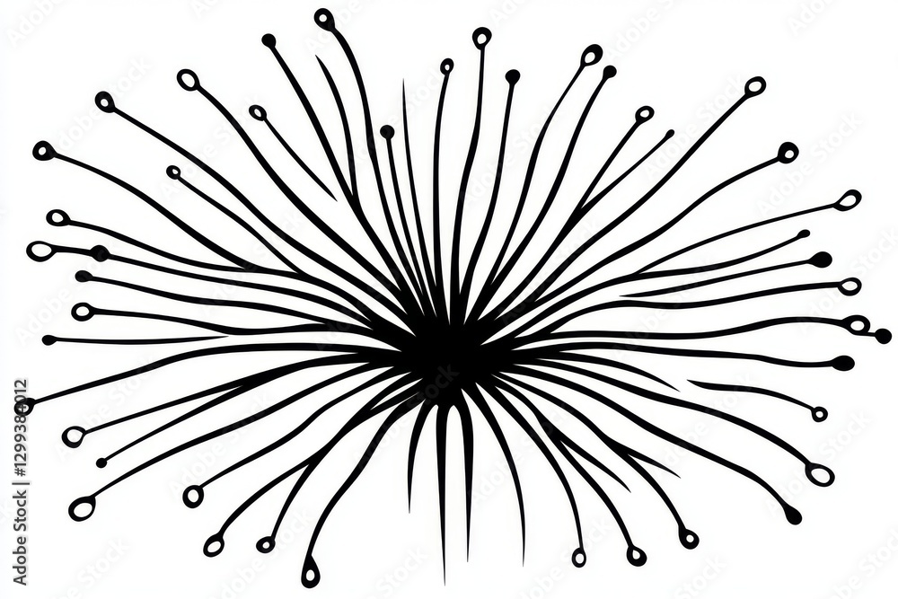 A minimalist style radial burst with strong geometric shapes, ideal for modern graphics, branding, or digital creations A minimalist style radial burst with strong geometric shapes, ideal for modern graphics, branding, or digital creations