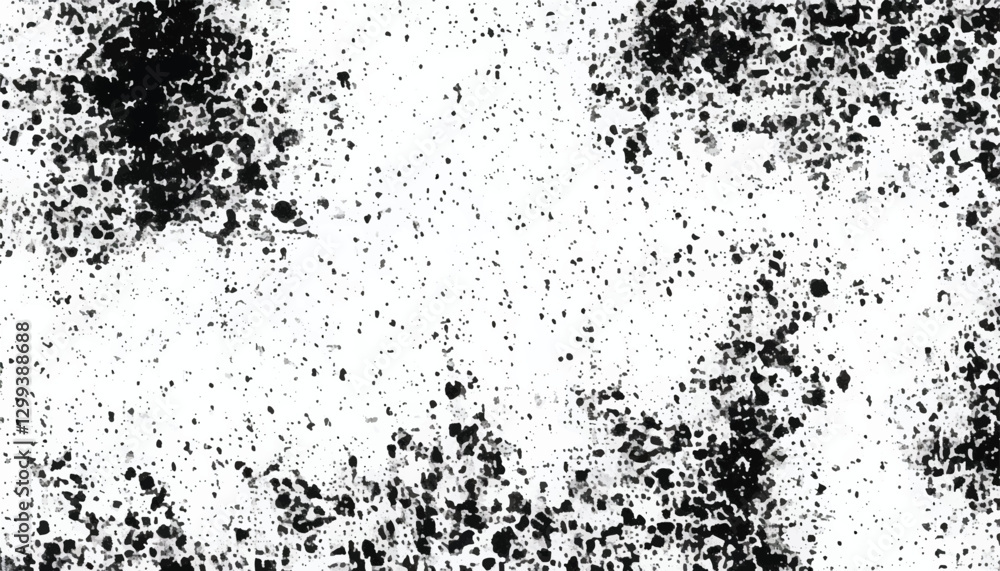 Grunge black and white seamless pattern. Monochrome abstract texture. Background of cracks, scuffs, chips, stains, ink spots, lines. Grunge pattern. Grunge black and white seamless pattern. Monochrome abstract texture. Background of cracks, scuffs, chips, stains, ink spots, lines. Grunge pattern.