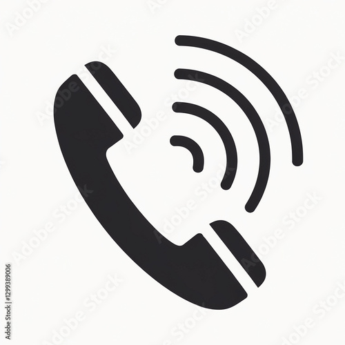 Phone icon with signal waves indicating an incoming or ongoing call