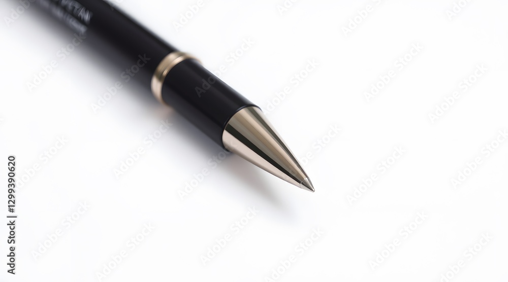 Elegant black pen with a polished metal tip, showcasing precision design and luxury appeal, ideal for professional writing and personal use. Elegant black pen with a polished metal tip, showcasing precision design and luxury appeal, ideal for professional writing and personal use.