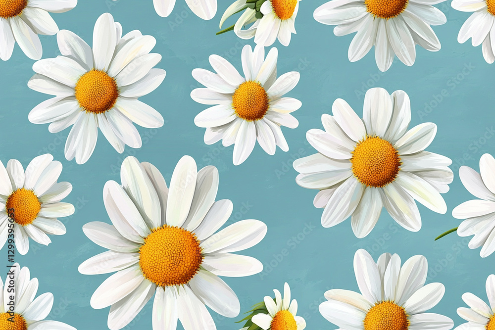 Daisies graphic pattern clip art design Daisies graphic pattern clip art design