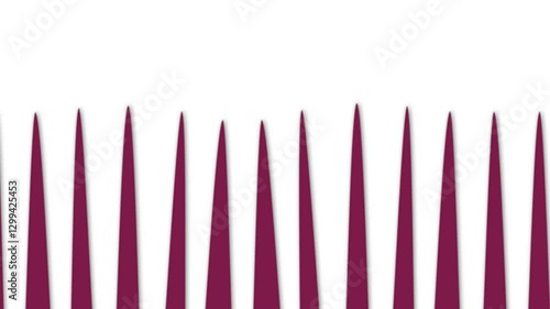 Abstract Maroon Triangle Pattern