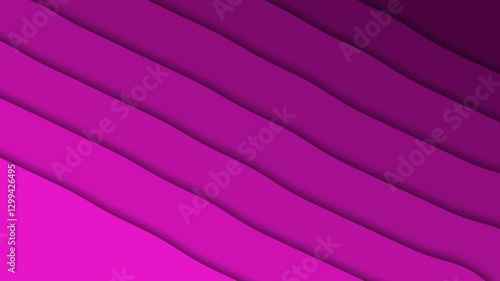 Vibrant Pink Wavy Abstract Background