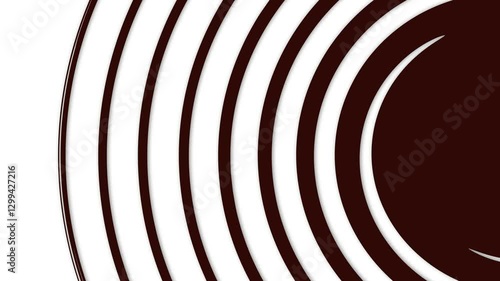 Modern Abstract Concentric Circles Design