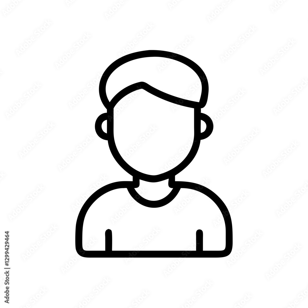 User profile against a solid background User profile against a solid background