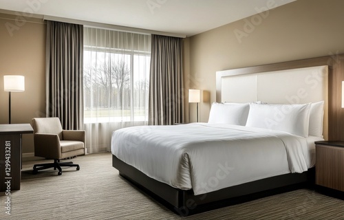 Wallpaper Mural Modern Hotel Room with View Torontodigital.ca