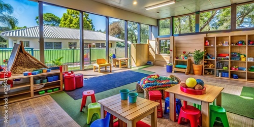 Wallpaper Mural Australian Preschool Secret Play Area: Games & Fun Hidden in Plain Sight Torontodigital.ca