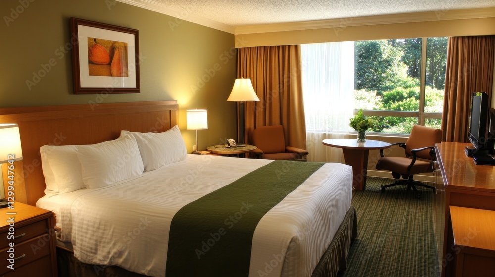 Fototapeta premium A content marketing plan for a hotel with blog post ideas and promotional strategies.