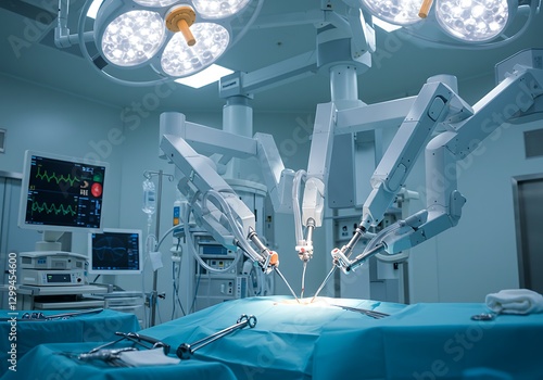 Robotic Surgical System: Precision Instruments in a Sterile Operating Room
