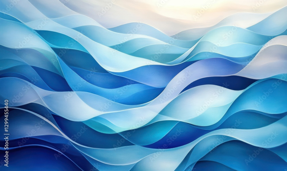 Artistic abstract patterns of flowing blue watercolors with soft gradients, illuminated by subtle lighting for a dreamy effect Artistic abstract patterns of flowing blue watercolors with soft gradients, illuminated by subtle lighting for a dreamy effect