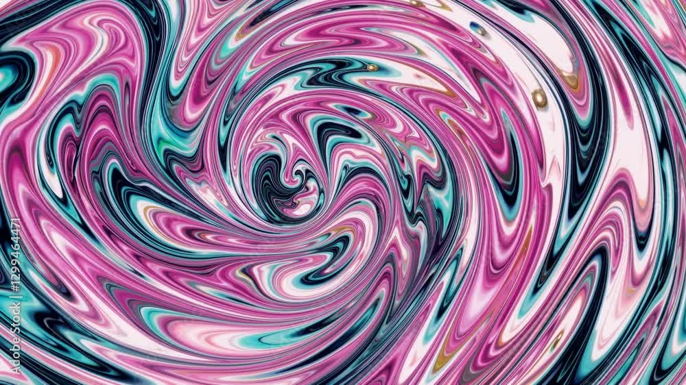Vibrant and Intricate Marbled Pattern Featuring Luxurious Swirls of Pink, Blue, Green, and Shimmering Gold Specks, Smooth Color Transitions, Abstract Fluid Art Background, Elegant Decorative Texture