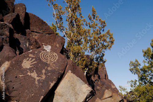 Принти на полотні La Cieneguilla Petroglyphs 2015