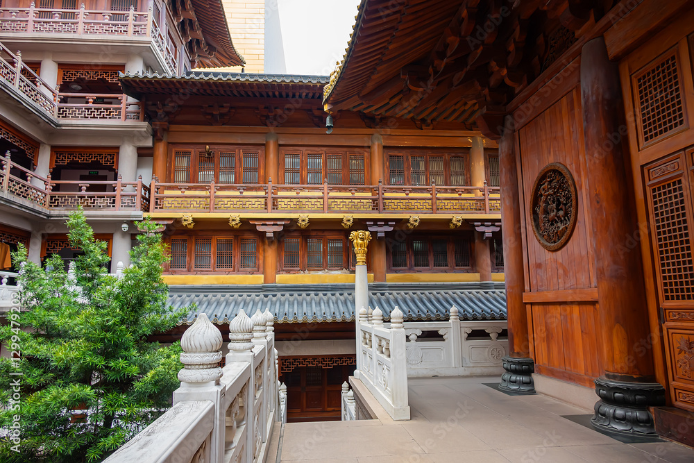 Jing’an Temple (Temple of Peace and Tranquility). Shanghai, China.