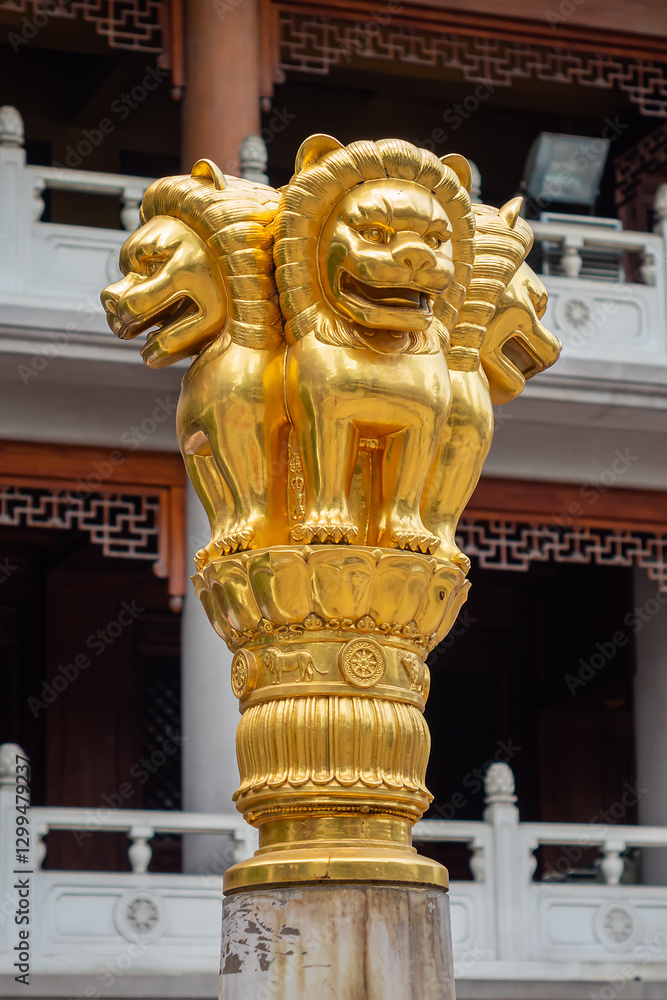 Jing’an Temple (Temple of Peace and Tranquility). Shanghai, China.