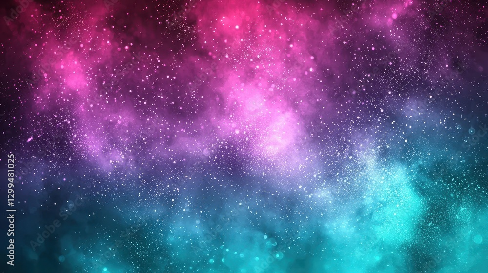 Vibrant Starry Galaxy Background with Nebula Clouds and Cosmic Dust Vibrant Starry Galaxy Background with Nebula Clouds and Cosmic Dust