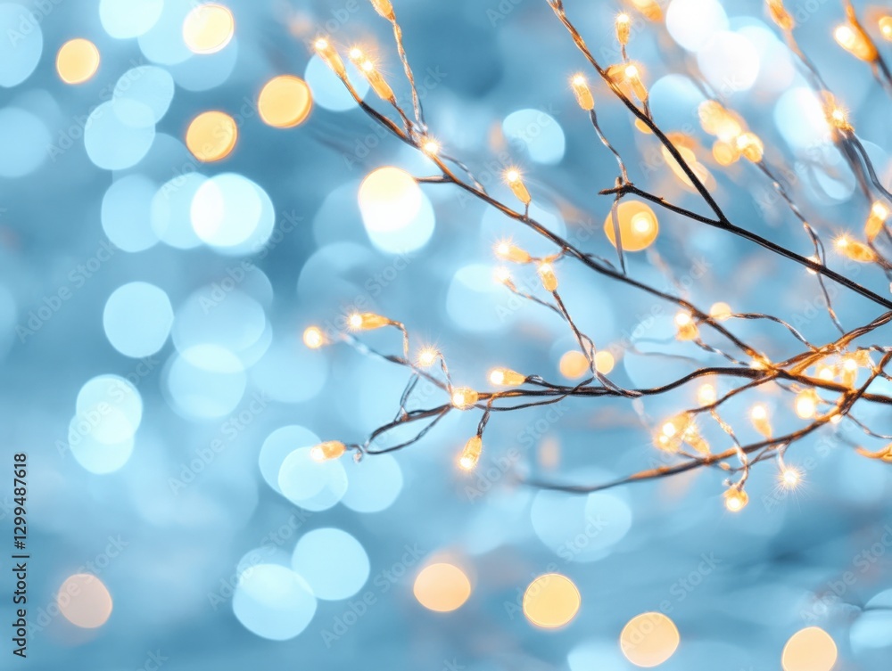 Fototapeta premium Abstract Christmas lights background
