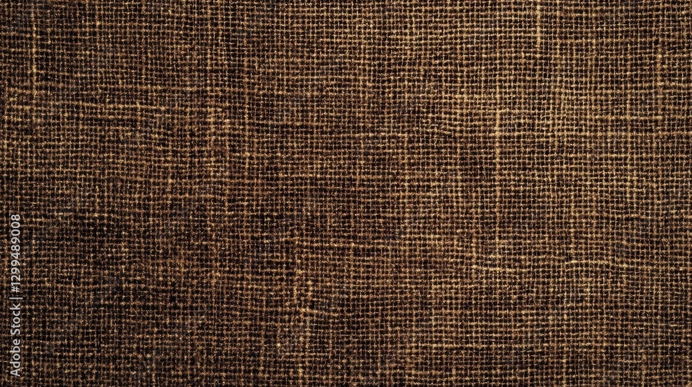 Close-up of rustic brown burlap texture Close-up of rustic brown burlap texture