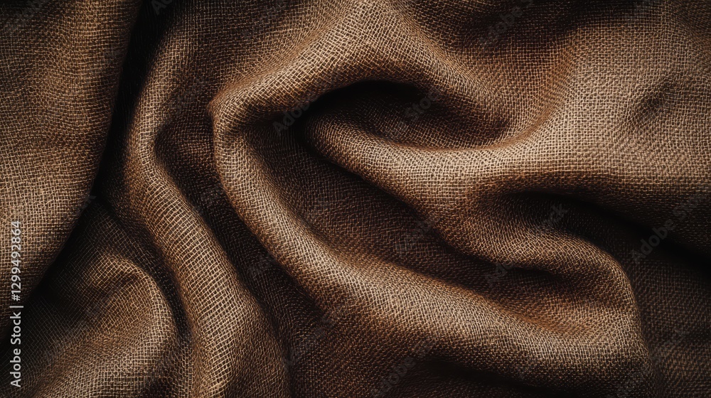 Rich brown fabric texture. Soft, warm tones. Rich brown fabric texture. Soft, warm tones.