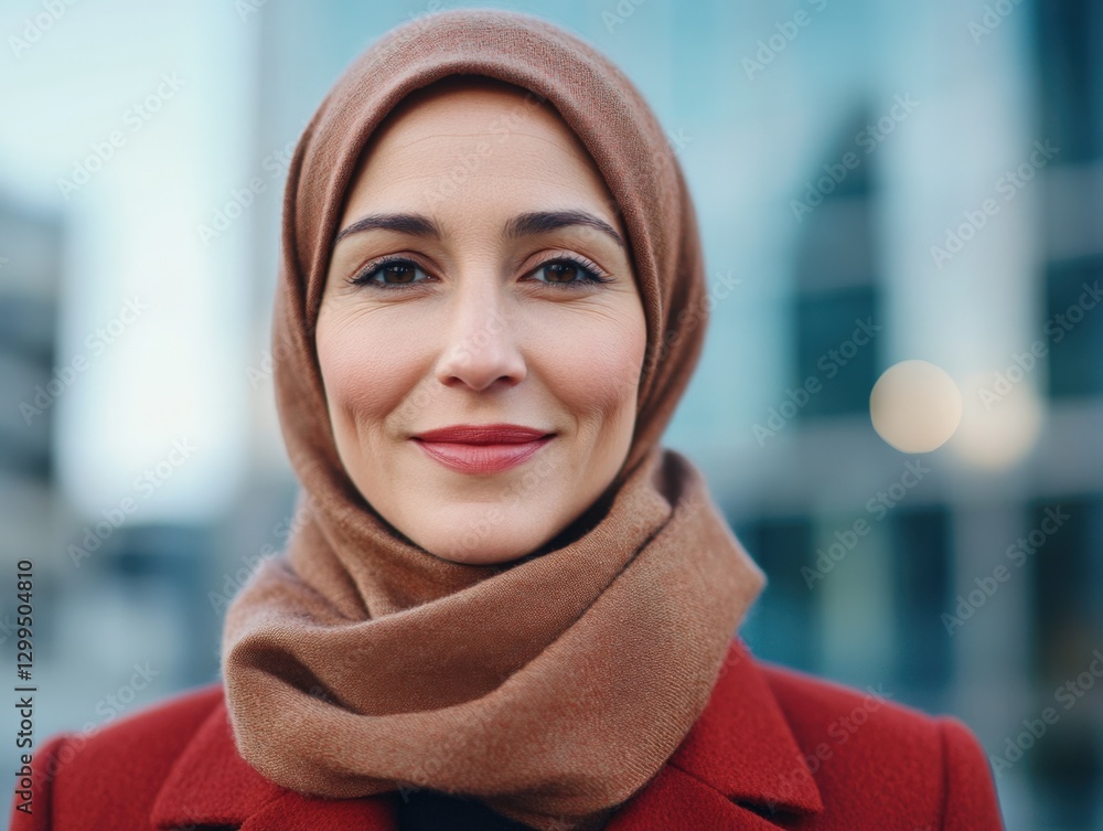 Smiling woman with Hijab Portrait Smiling woman with Hijab Portrait