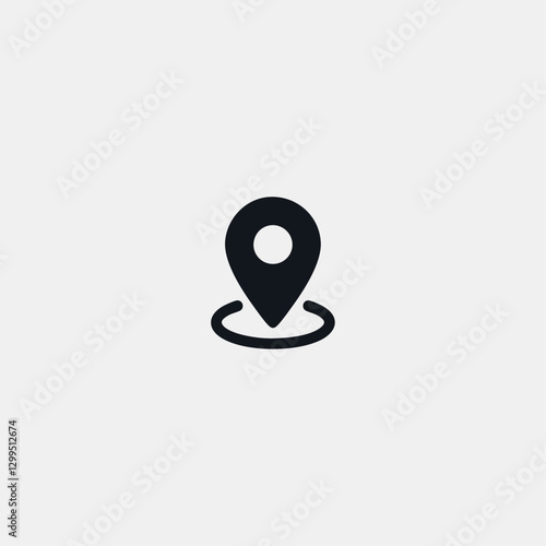 Free Download Location icon logo flat vector design - GFXLoad