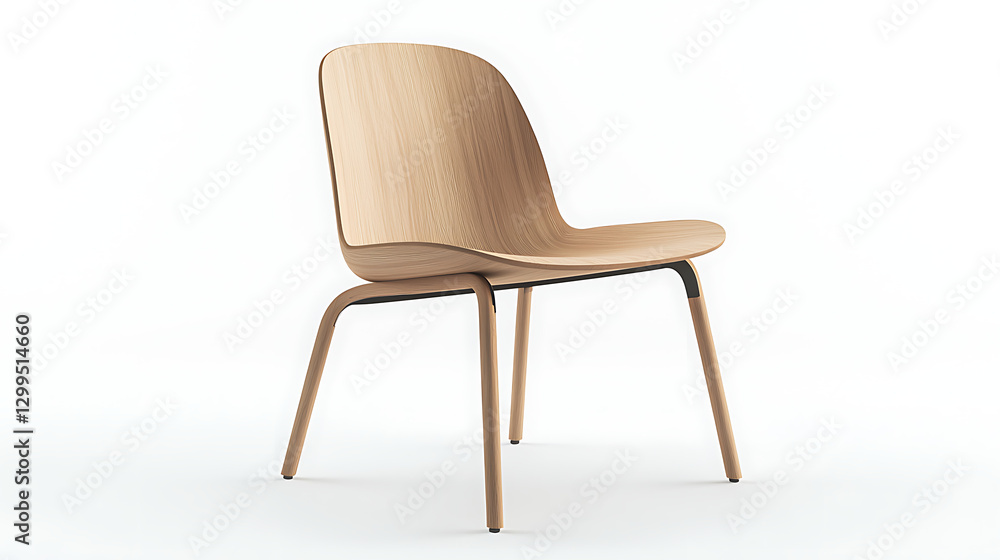 A wooden chair with a back and a seat A wooden chair with a back and a seat