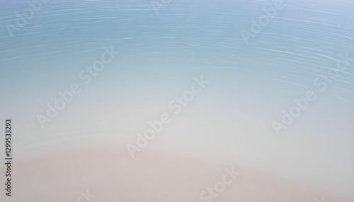 Minimalist seascape, soft pastel colors, horizon line, gentle gradient, tranquil atmosphere, misty sea, hazy sky, abstract composition, serene ocean view, subtle tones, ethereal landscape