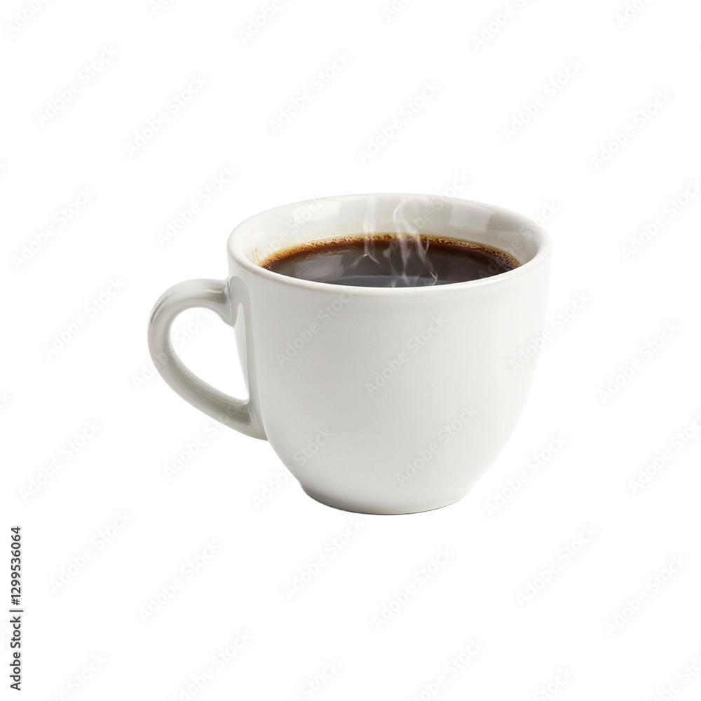 Indulge in a perfect shot of espresso in a pristine white ceramic cup adorned with a velvety golden crema layer Indulge in a perfect shot of espresso in a pristine white ceramic cup adorned with a velvety golden crema layer
