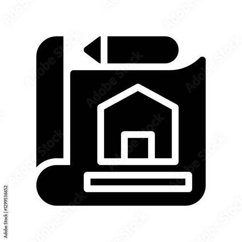 architect glyph icon
