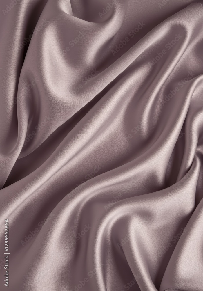 Fototapeta premium Mauve Silk Waves with Diagonal Fold Detail