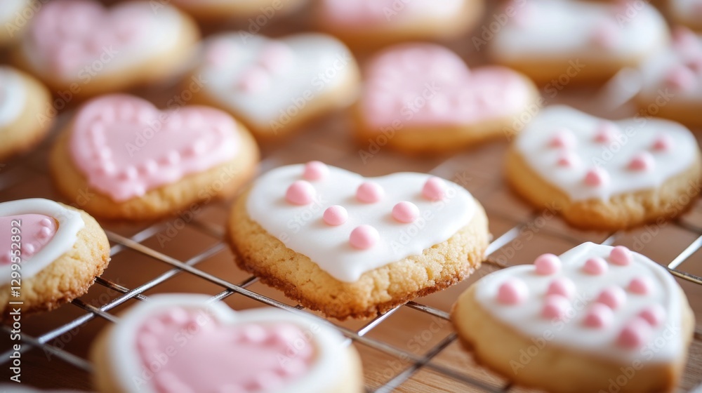 delicious heart-shaped sugar cookies delicious heart-shaped sugar cookies