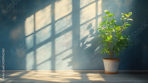 Sunlight Plant Room Interior Shadows