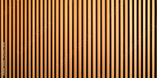 Stylish wooden slats enhance sound absorption in modern interiors.