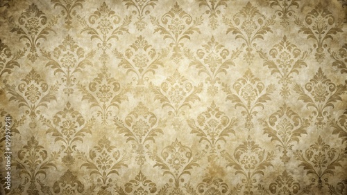 Distressed Damask Wallpaper Background , vintage damask wallpaper